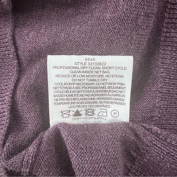 Tory Burch Abitha Sweater Metrino Wool andβ Silk Size XS - Picture 13 of 15